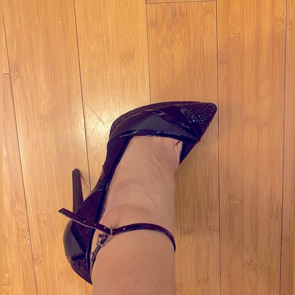 Jessica Simpson Black Animal Platforms Size 8M - Picture 5 of 7